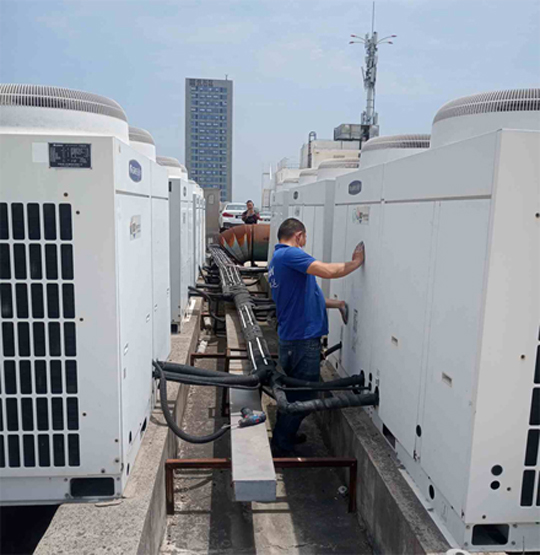 崆峒中央空调制热和不制冷系统维修方法